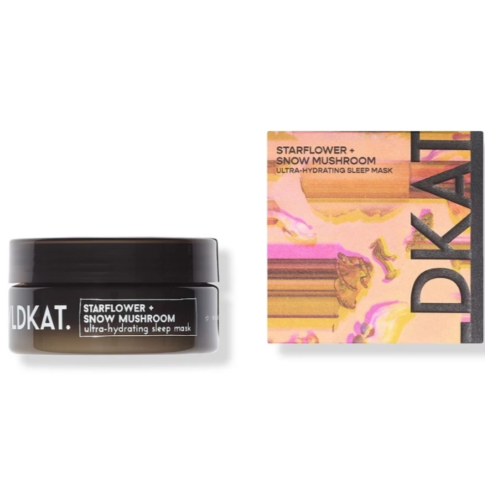 SAMPLE WLDKAT STARFLOWER + SNOW MUSHROOM SLEEP MASK